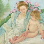 メアリー・カサット《日光浴（浴後）》1901年