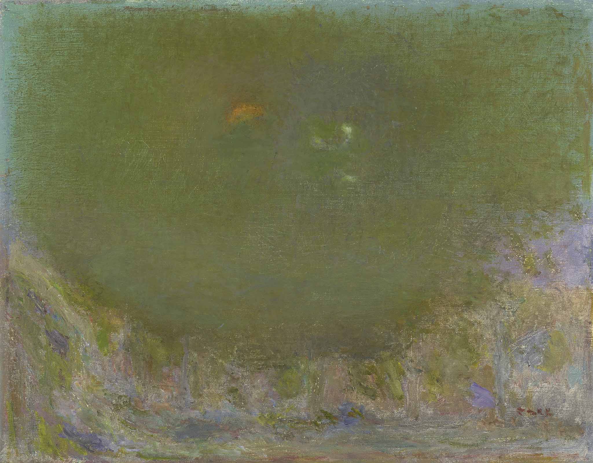 坂本繁二郎《幽光》1969年