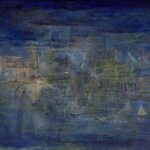 ザオ・ウーキー《水に沈んだ都市》1954年©2025 by ProLitteris, Zurich & JASPAR, Tokyo E6179